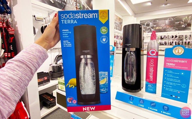 SodaStream Sparkling Water Maker Kit $50 + $15 Kohl's Cash