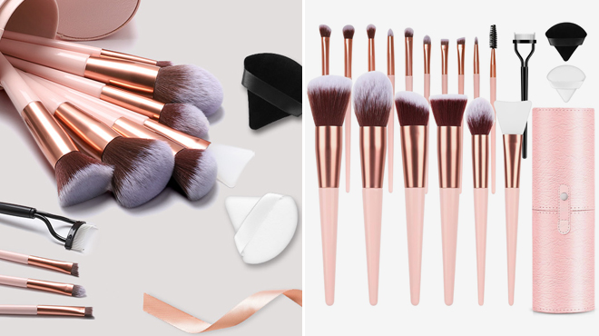 17 Piece Makeup Brush Set 17 Piece Makeup Brush Set