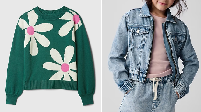 GAP Factory Girls Sweater and Jacket 4 GAP Factory Girls Sweater and Jacket
