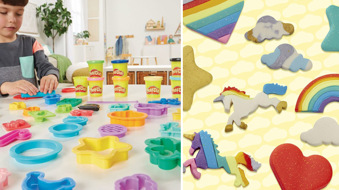 A Child Playing with Play Doh Compounds A Child Playing with Play Doh Compounds