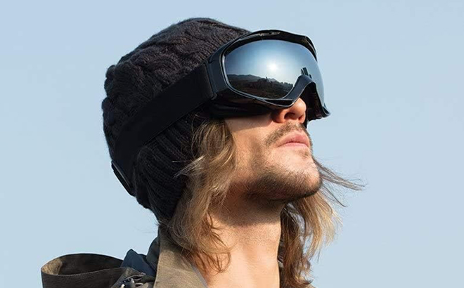 A Person wearing OutdoorMaster Ski Goggles 1