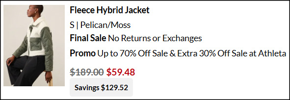 Athleta Fleece Hybrid Jacket Checkout Athleta Fleece Hybrid Jacket Checkout