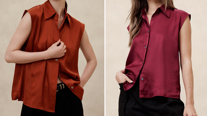 Banana Republic Collared Blouse 