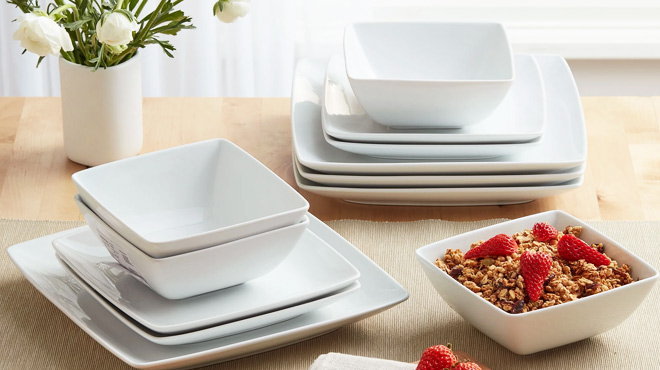 Better Homes Gardens 12 Piece Dinnerware Set Better Homes Gardens 12 Piece Dinnerware Set