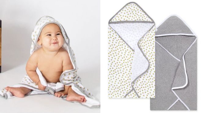 Burts Bees Honey Bee Organic Cotton Hooded Towel 2 Pack Burts Bees Honey Bee Organic Cotton Hooded Towel 2 Pack