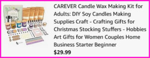 Candle Making Kit Checkout Screen Candle Making Kit Checkout Screen