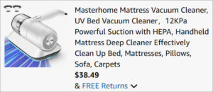 Checkout page of Masterhome Mattress Vacuum Cleaner Checkout page of Masterhome Mattress Vacuum Cleaner