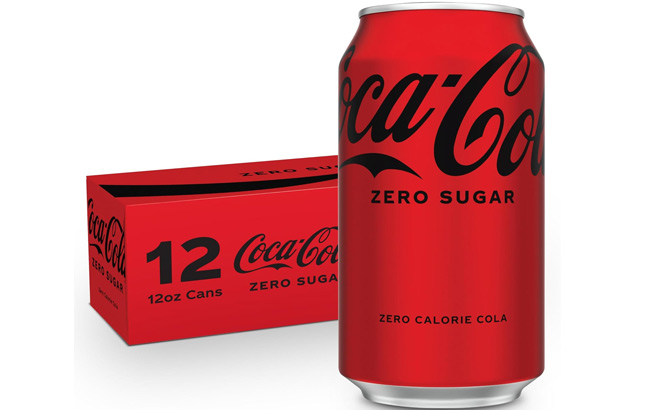 Coca Cola Zero Sugar Soda 12 Pack