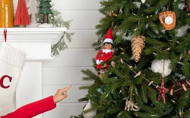 Elf on a Christmas Tree Elf on a Christmas Tree