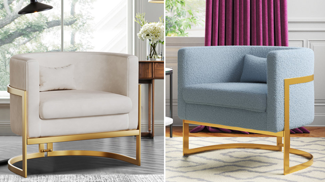 Etta Avenue Shelbi Upholstered Armchair Etta Avenue Shelbi Upholstered Armchair
