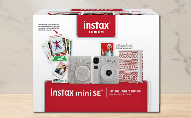 Fujifilm Instax Mini SE Instant Camera Bundle Fujifilm Instax Mini SE Instant Camera Bundle