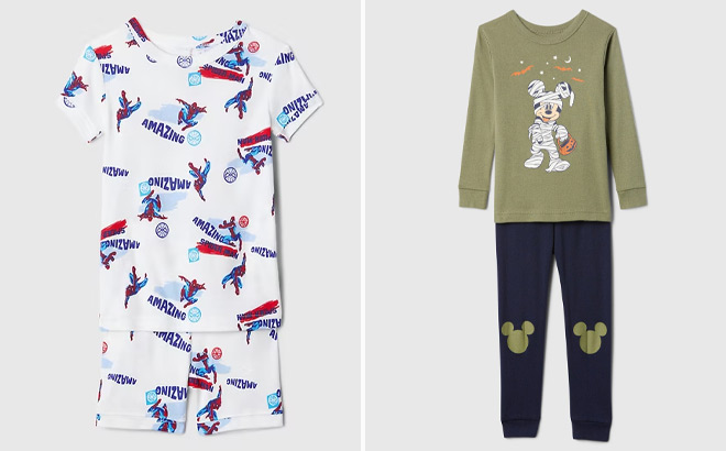 GAP Kids Marvel Spider Man PJ Set GAP Kids Marvel Spider Man PJ Set
