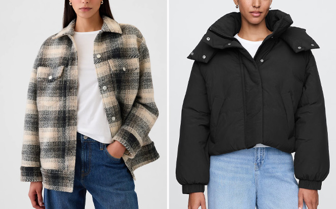 GAP Wool Boyfriend Shirt Jacket GAP Wool Boyfriend Shirt Jacket