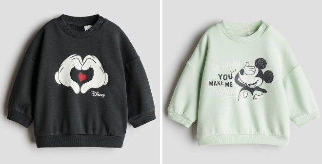 HM Sweatshirt with Printed Motif HM Sweatshirt with Printed Motif