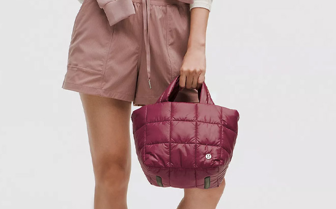 Lululemon Quilted Grid Tote Bag Mini 5L Lululemon Quilted Grid Tote Bag Mini 5L