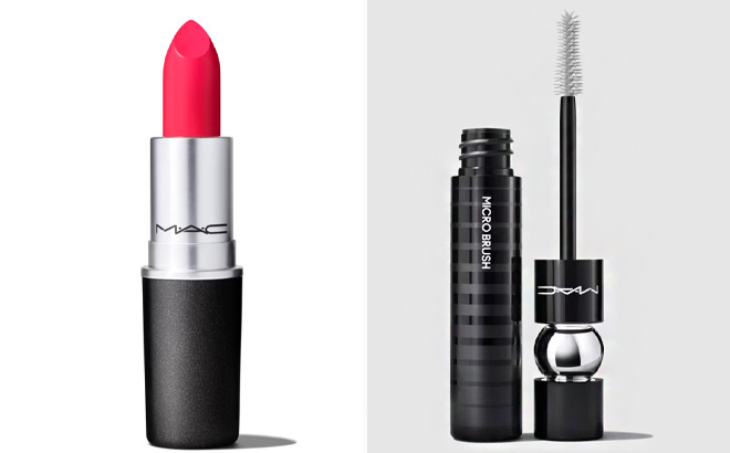 MAC Retro Matte Lipstick and M·A·CStack Mascara