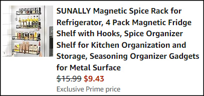 Magnetic Spice Rack 4 Pack Checkout Magnetic Spice Rack 4 Pack Checkout