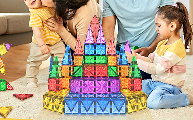 Magnetic Tiles 50 Piece Set