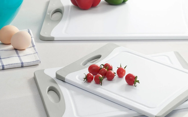 Mainstays White Poly Cutting Board Set 3 Pack Mainstays White Poly Cutting Board Set 3 Pack