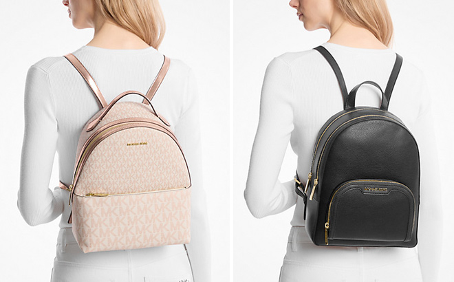 Michael Kors Jaycee Medium Pebbled Leather Backpack Michael Kors Jaycee Medium Pebbled Leather Backpack