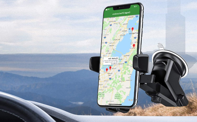 ORIbox Car Phone Mount on a Car Dashboard ORIbox Car Phone Mount on a Car Dashboard