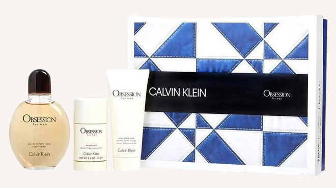 Obsession by Calvin Klein 3 Piece Mens Gift Set Obsession by Calvin Klein 3 Piece Mens Gift Set