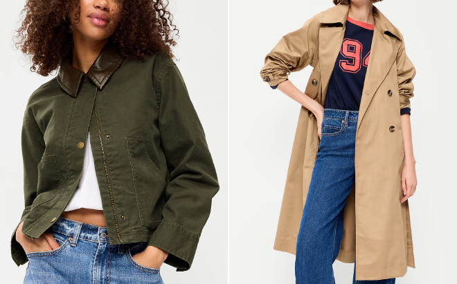 Old Navy Cropped Barn Jacket