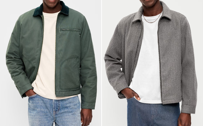 Old Navy Mens Insulated Canvas Barn Jacket