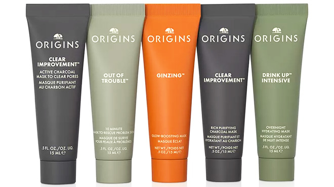 Origins 5 Piece Mini Face Mask Essentials Gift Set Origins 5 Piece Mini Face Mask Essentials Gift Set
