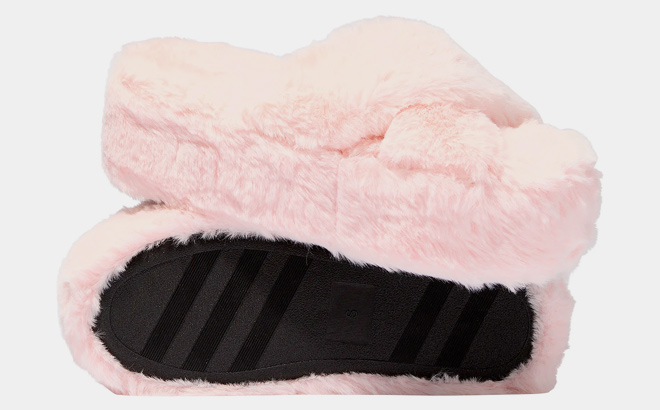PINK Faux Fur Platform Slipper