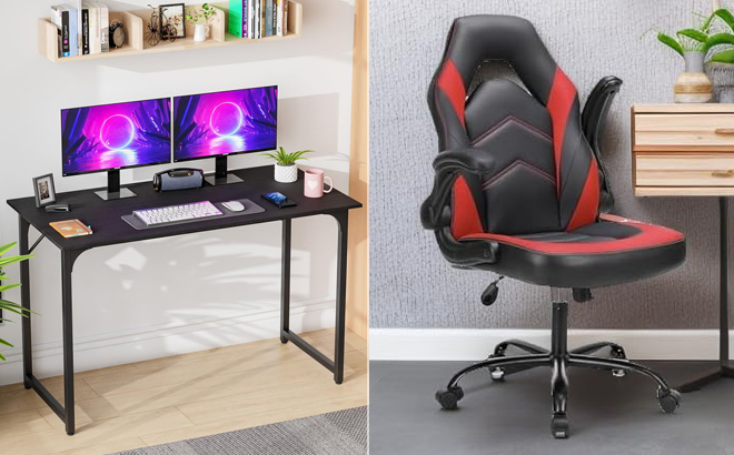 PayLessHere Computer Gaming Desk