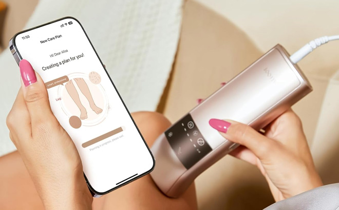 Professional IPL Laser Hair Removal in Use Professional IPL Laser Hair Removal in Use