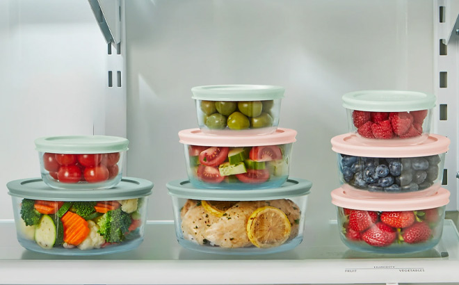 Pyrex Simply Store 28 Piece Glass Storage Set