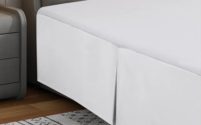 Queen Wayfair Basics 1800 Series 14 Inch Bed Skirt in White