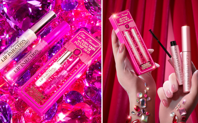 Too Faced Lip Injection Maximum Plump Lip Gloss Duo and Better Than Sex Mascara Duo Too Faced Lip Injection Maximum Plump Lip Gloss Duo and Better Than Sex Mascara Duo