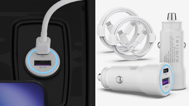 USB C Car Charger 2 Pack USB C Car Charger 2 Pack