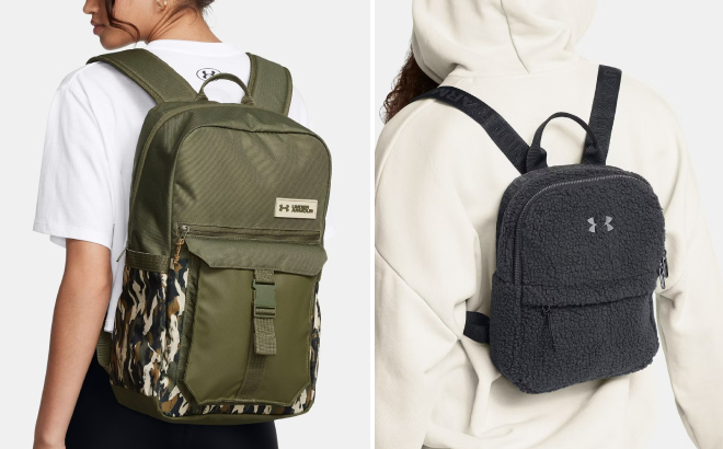 Under Armour Triumph Campus and Loudon Sherpa Mini Backpacks Under Armour Triumph Campus and Loudon Sherpa Mini Backpacks
