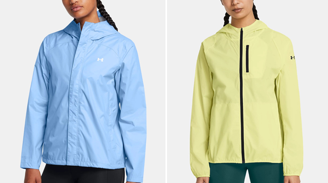 Under Armour Womens Stormproof Cloudstrike 2 0 Jacket and Under Armour Womens Launch Lightweight Jacket Under Armour Womens Stormproof Cloudstrike 2 0 Jacket and Under Armour Womens Launch Lightweight Jacket
