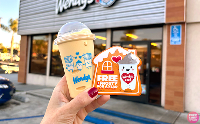 Wendys Jr Frosty key tag Wendys Jr Frosty key tag 2