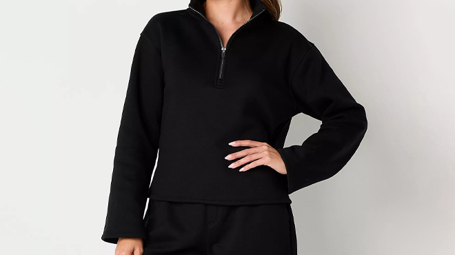 Xersion Womens Mock Neck Pullover Sweater Xersion Womens Mock Neck Pullover Sweater
