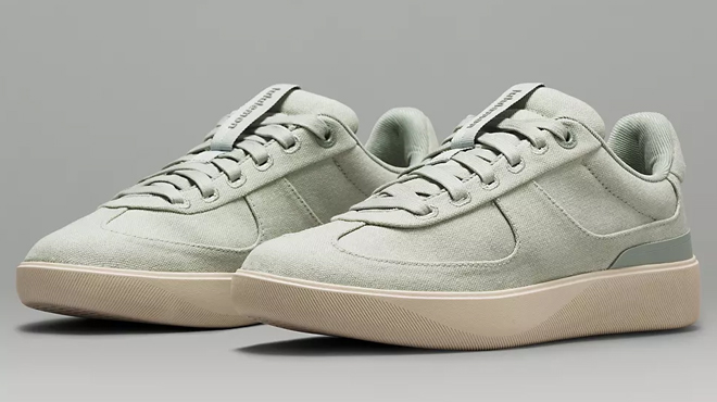 A pair of Lululemon Womens Cityverse Canvas Sneaker A pair of Lululemon Womens Cityverse Canvas Sneaker