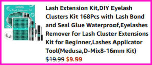 AMZGirl Lash Extension Kit Checkout Screen
