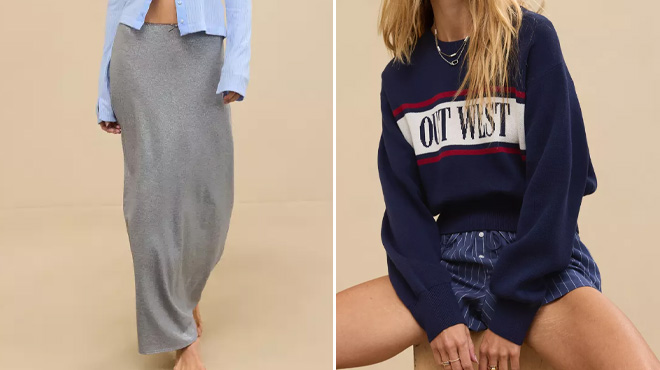 Aerie Maxi Skirt and Sweater Aerie Maxi Skirt and Sweater