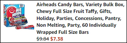Airheads Candy Bars 60 Pack Checkout Airheads Candy Bars 60 Pack Checkout
