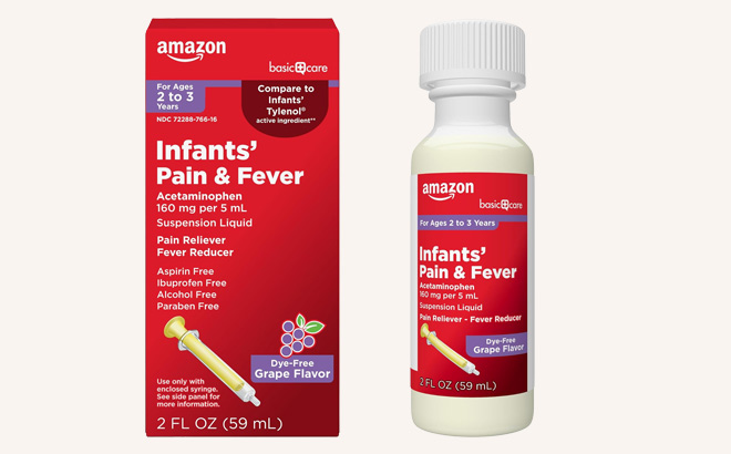 Amazon Basic Care Infants Pain Fever Medicine