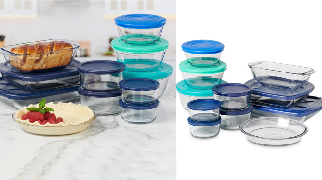 Anchor Hocking 20 Piece Bake Store Mix Set