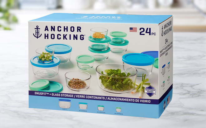 Anchor Hocking 24 Piece Food Storage Set