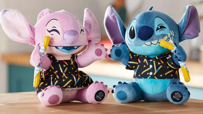 Angel and Stitch Attacks Snacks Plushies with Churros