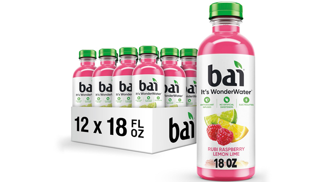 Bai Antioxidant Flavored Water Raspberry Lemon Lime Flavor