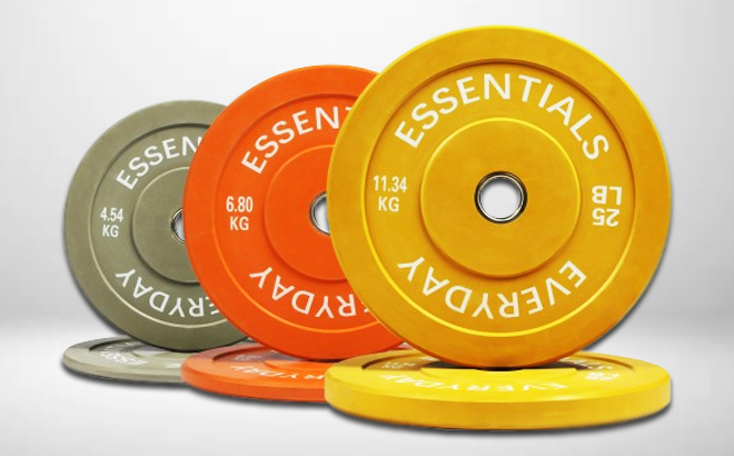 BalanceFrom Bumper Plate Color Set